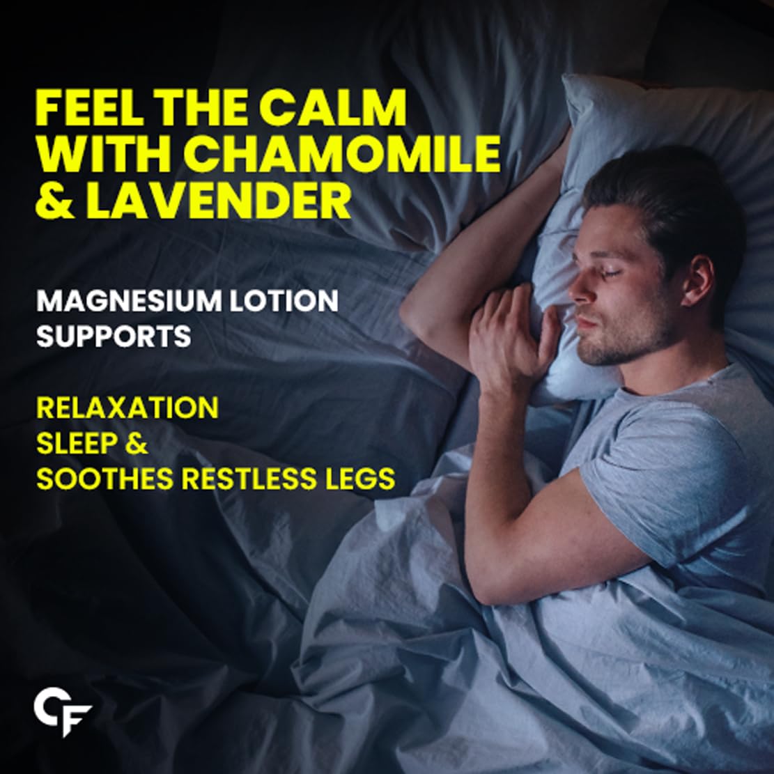 Carbamide Forte Magnesium Oil Lotion | Magnesium Lotion for Feet, Sleep Support, Muscle Recovery & Pain Relief | Magnesium Lotion for Sleep | 250ml