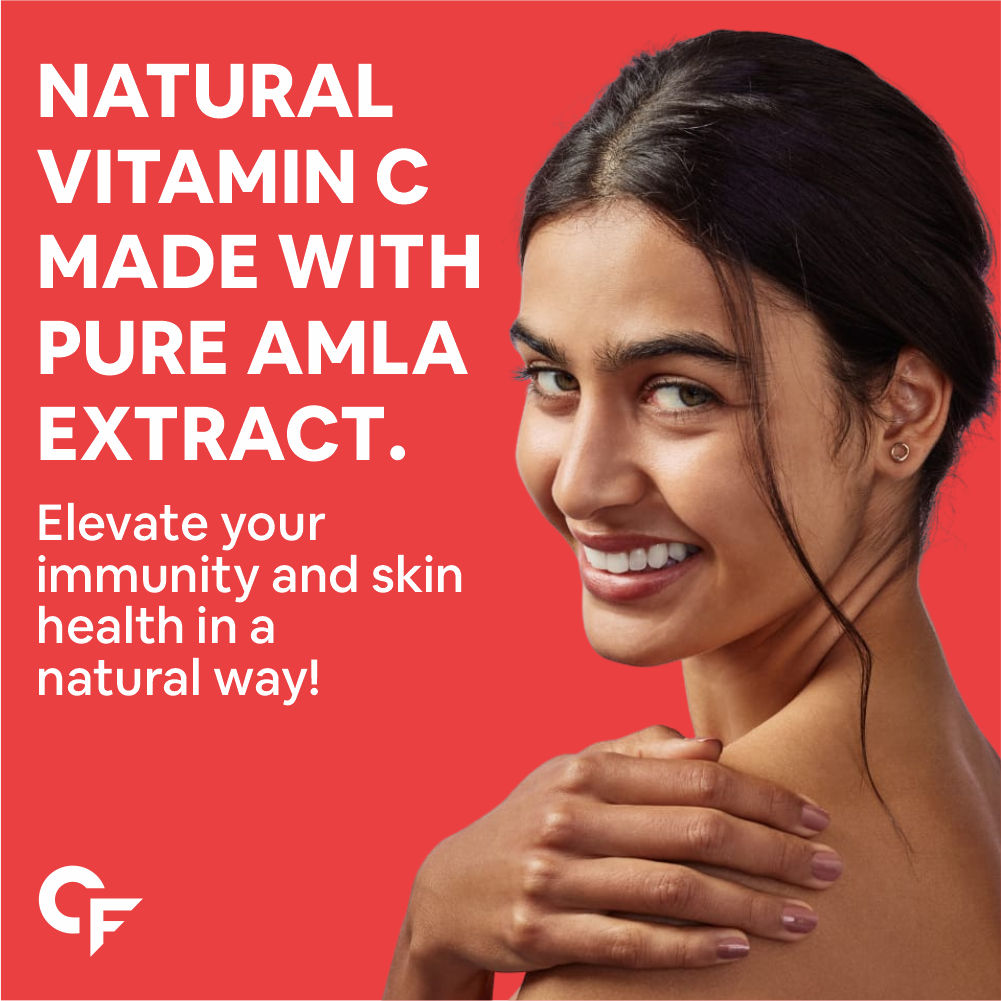 Carbamide Forte Vitamin C Gummies with Zinc for Men, Women & Kids | Natural Immunity Booster, Antioxidant, Heart, Hair, Skin & Collagen Builder – 60 Veg Gummies