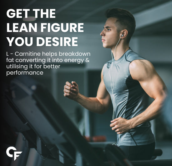 CF Carbamide Forte L Carnitine Supplement 1000mg Capsules for Men & Women | Pre Workout Supplement -Veg Capsules 60 Count