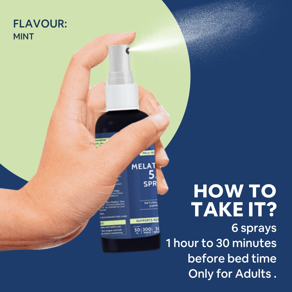 Carbamide Forte Melatonin 5mg Spray Per Serving - Sleeping Aid - 300 Sprays