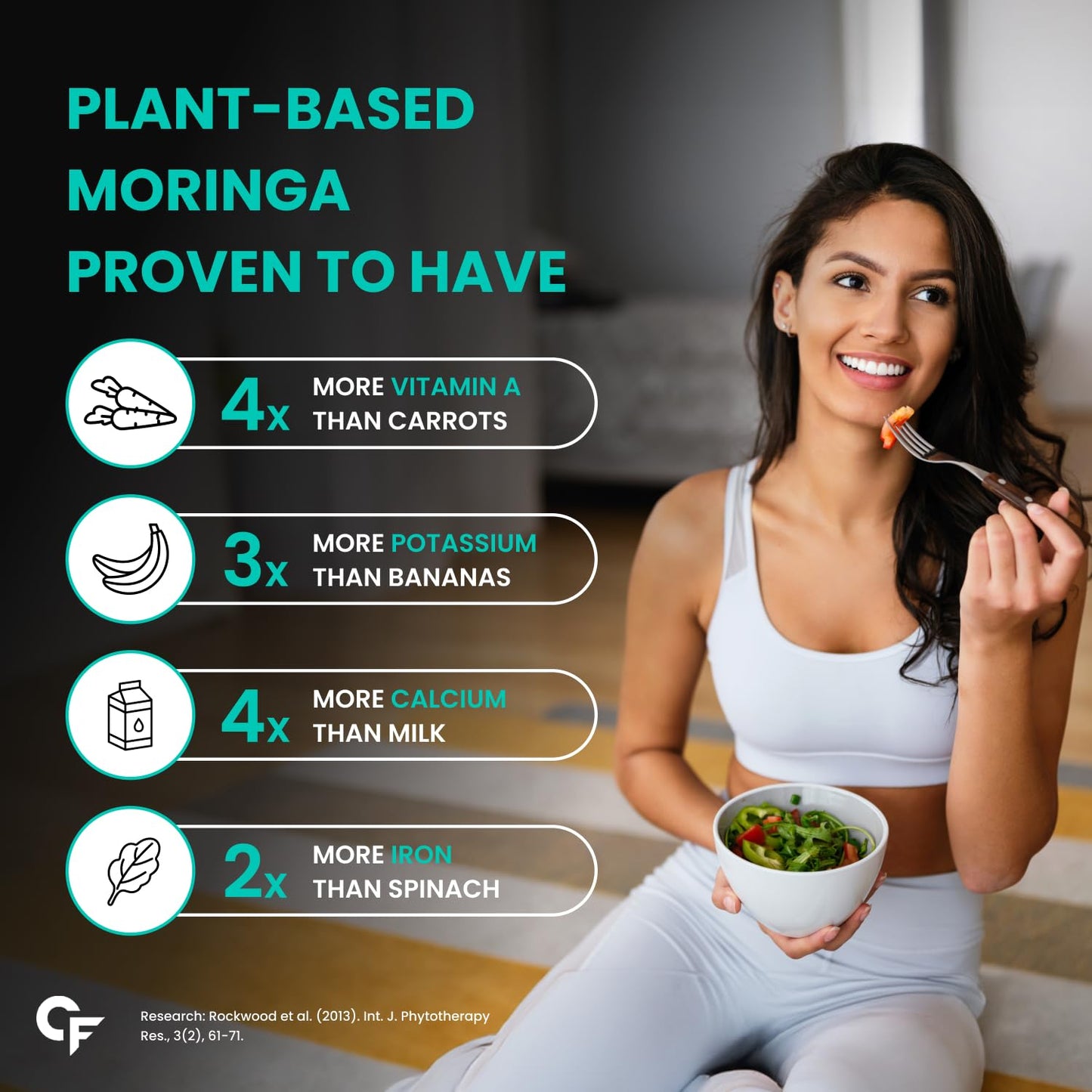 100% Organic Moringa 1000 mg | 60 Tablets