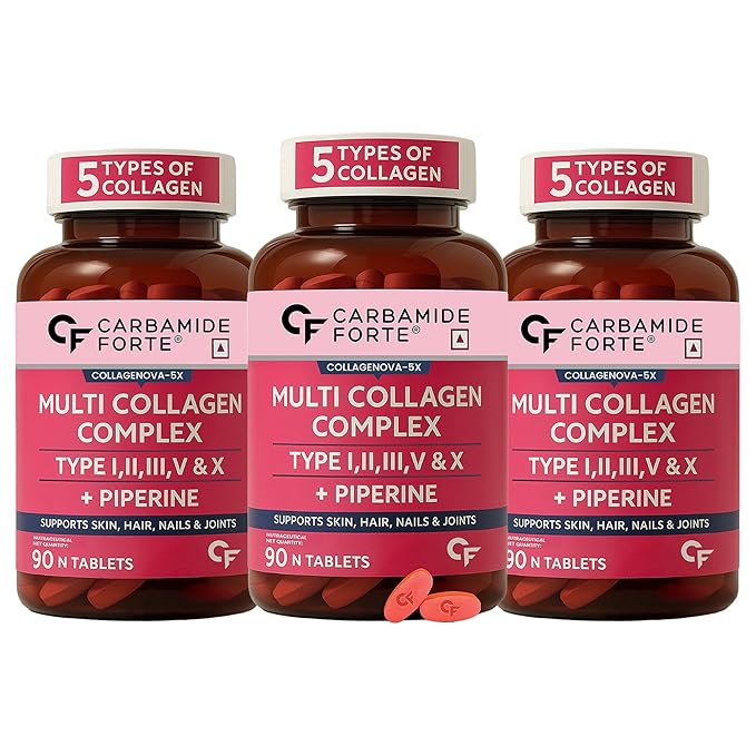 Multi Collagen Tablets with 5 Types of Collagen