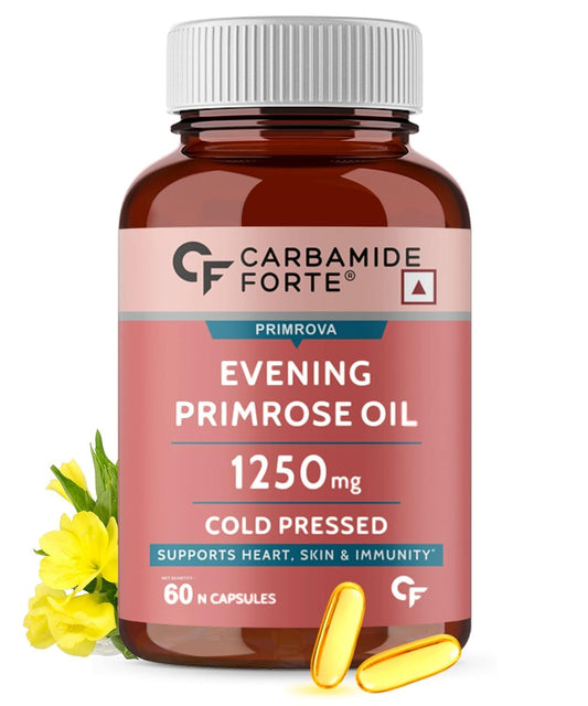 Carbamide Forte Evening Primrose Oil — 1250 mg Softgel Capsules