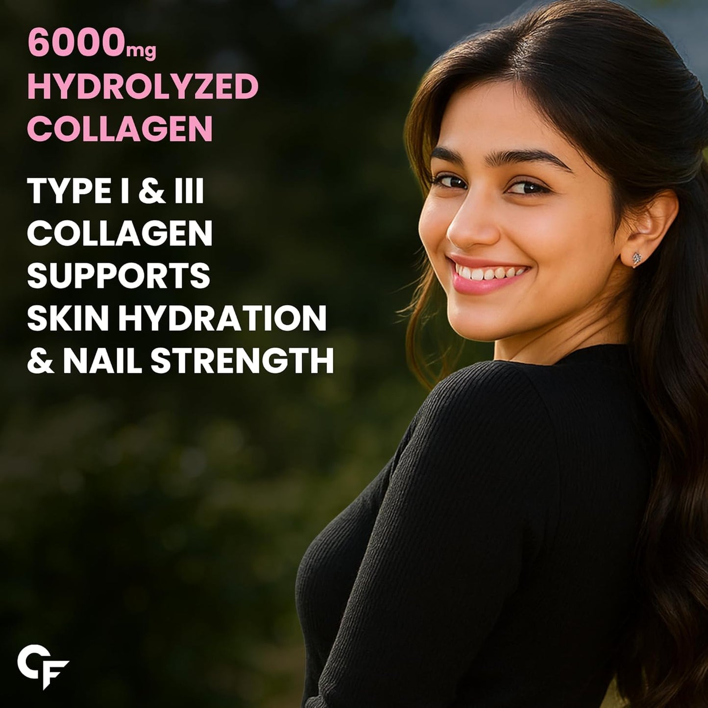 Carbamide Forte Collagen Supplements for Women & Men | Hydrolyzed Collagen Tablets with Type 1 & 3 Supplements for Skin & Hair with Hydrolyzed - 180 Tablets