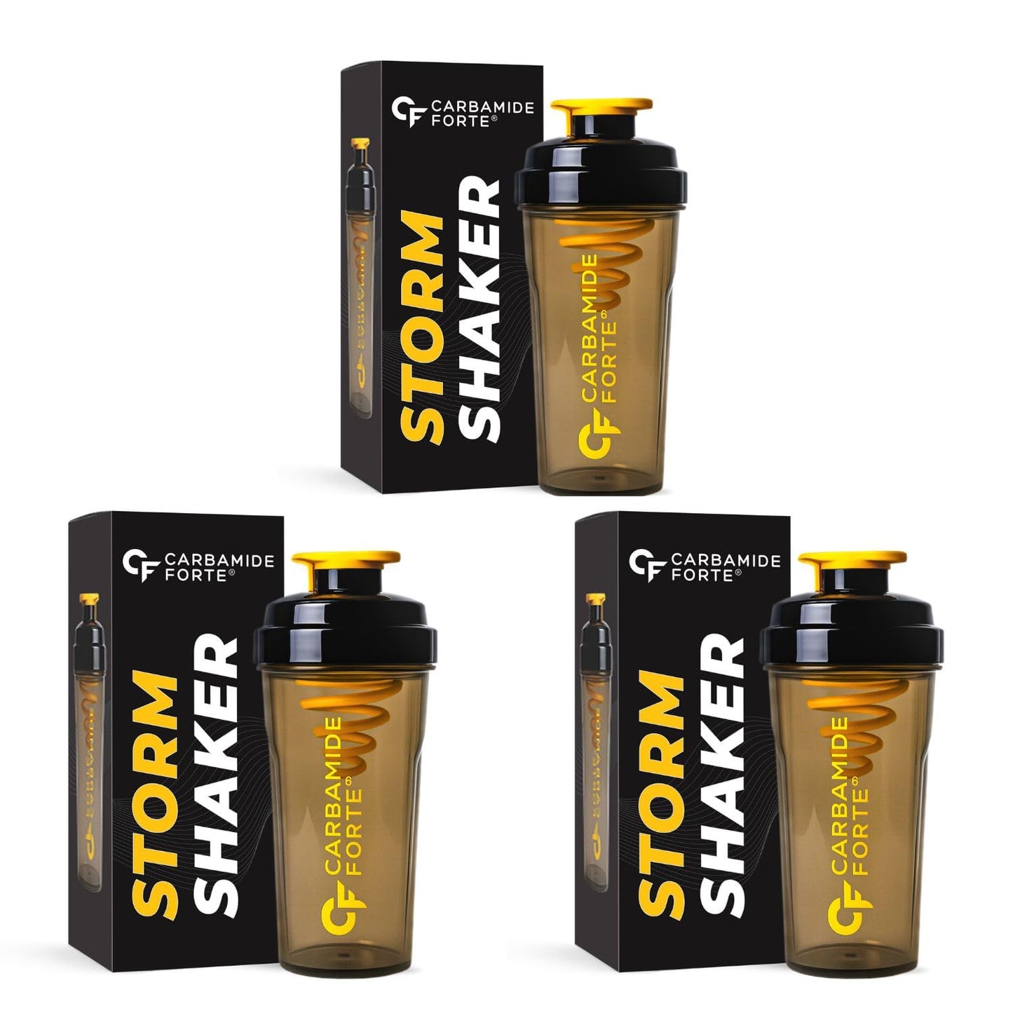 700ml Gym Shaker Bottle | 100% Leakproof Protein Shaker for Men & Women | Black