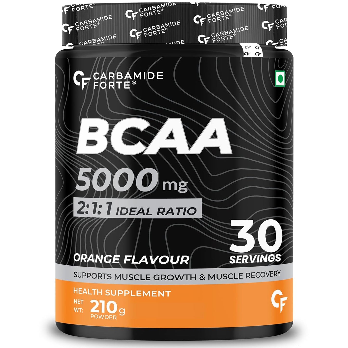 Carbamide Forte BCAA Powder 5000mg | BCAA Supplement For Women & Men Muscle Growth | BCAA Pre Workout & BCAA Intra Workout Supplement For Muscle Recovery | BCAA For Men | BCAA Supplements For Men & Women 7g Serving with Ideal 2:1:1 Ratio