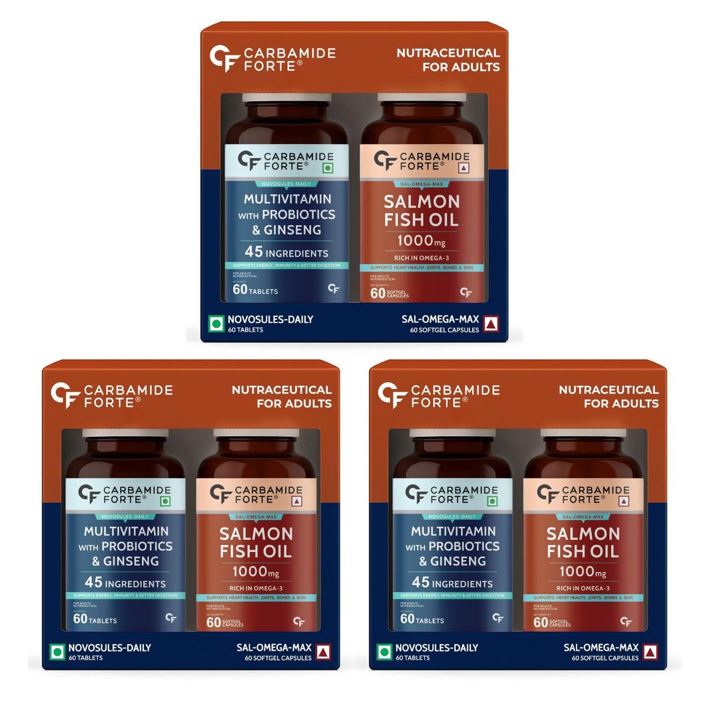 Salomega + Novosules Daily Combo – Omega-3 & Multivitamin Support