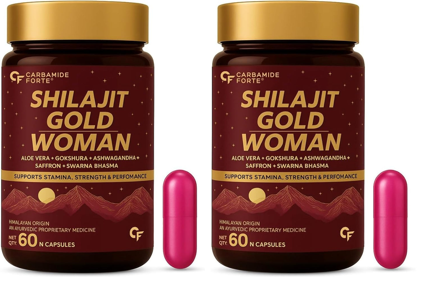 Himalayan Shilajit Capsules for Women - 60 Capsules