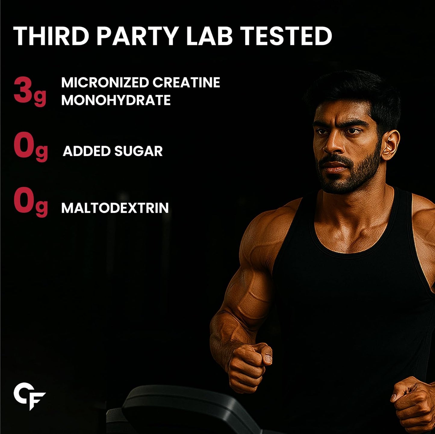 Carbamide Forte Creatine Mono hydrate Powder | Micronized Monohydrate Creatine 103gm | Micronized Monohydrate Supplement for Lean Muscle, Strength & Energy - Fruti Punch- 71 Servings - 250g