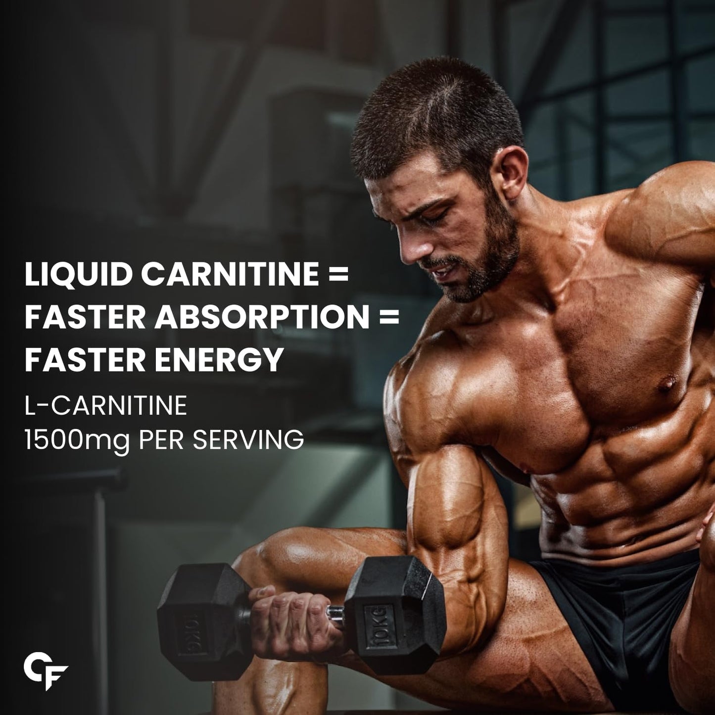 Carbamide Forte L-Carnitine Concentrated Liquid with 1500mg Per Serving | Pre & Post Workout Supplement - 33 Servings -500ml