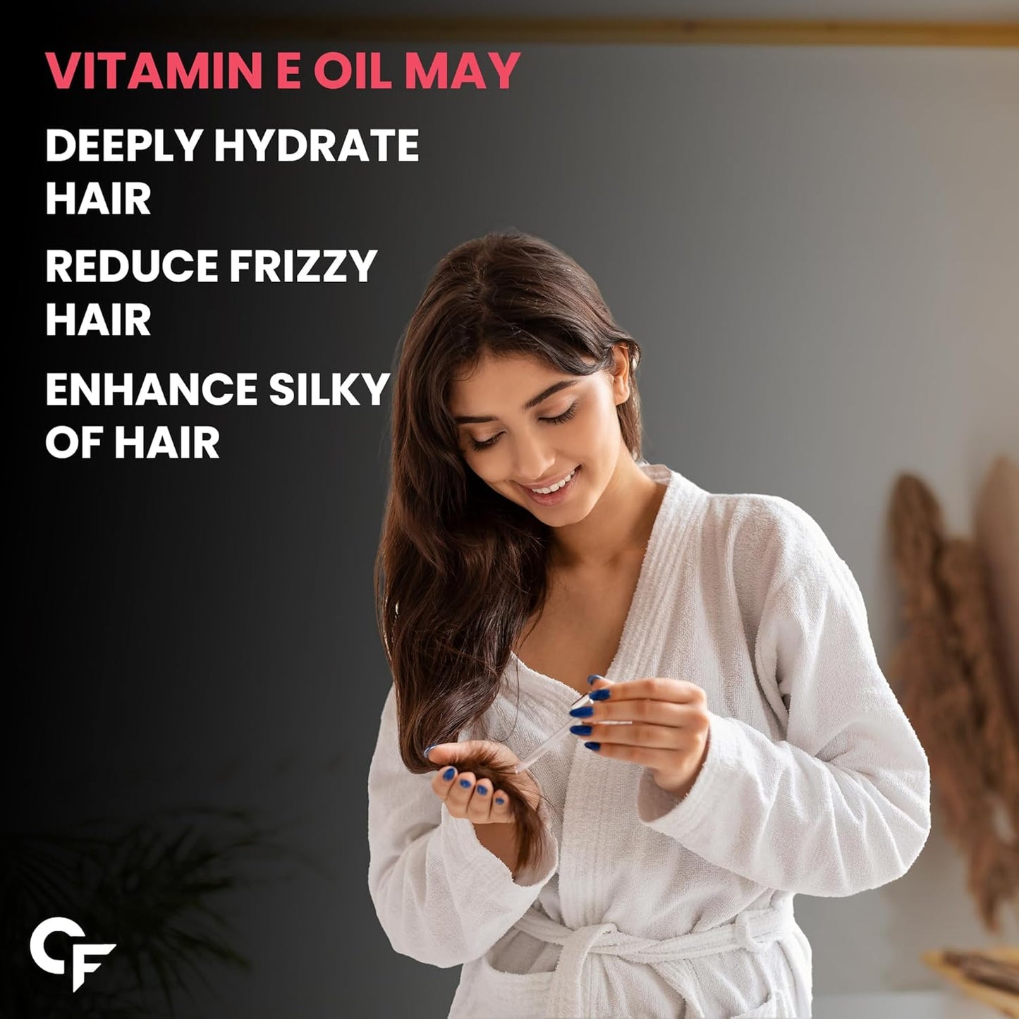 Carbamide Forte Vitamin E Oil For Face & Hair | Vitamin E Oil 15000 IU - Pharma Grade & Tested for Purity - 30ml