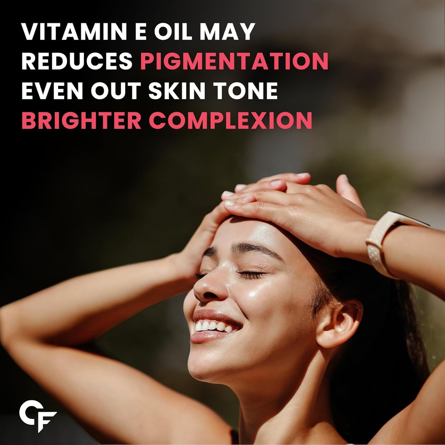 Carbamide Forte Vitamin E Oil For Face & Hair | Vitamin E Oil 15000 IU - Pharma Grade & Tested for Purity - 30ml