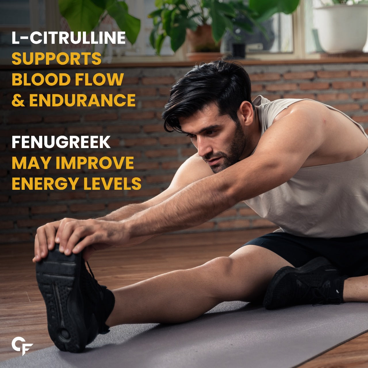 Carbamide Forte Testosterone Supplement Capsule for Men with Tribulus 1000mg, Ashwagandha, L-Citrulline & Kaunch Beej 60 Veg Tablets