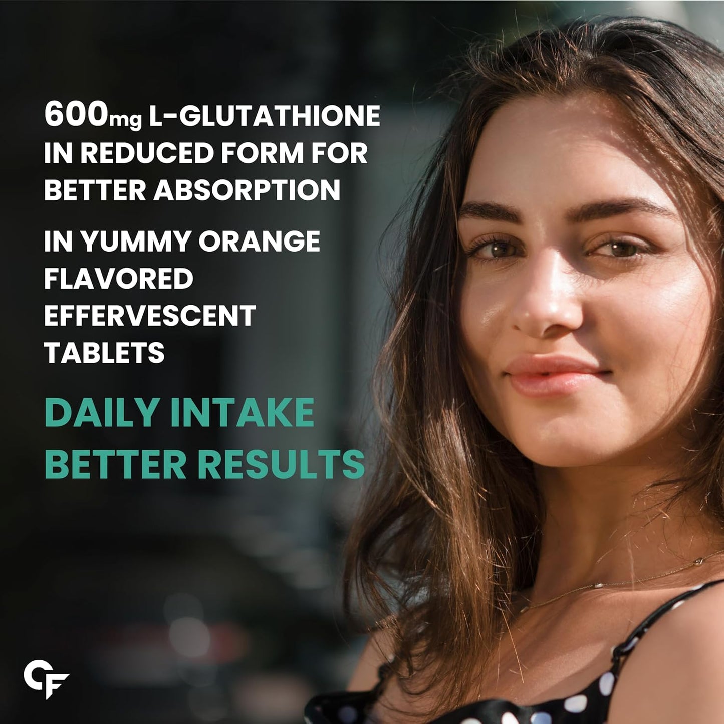 Carbamide Forte Japanese Reduced L Glutathione Effervescent Tablet 600mg for Skin Health|L Glutathione Effervescent Tablet with Vitamin C Hyaluronic Acid, Vitamin E,& Biotin, 1 count, 15 capsules