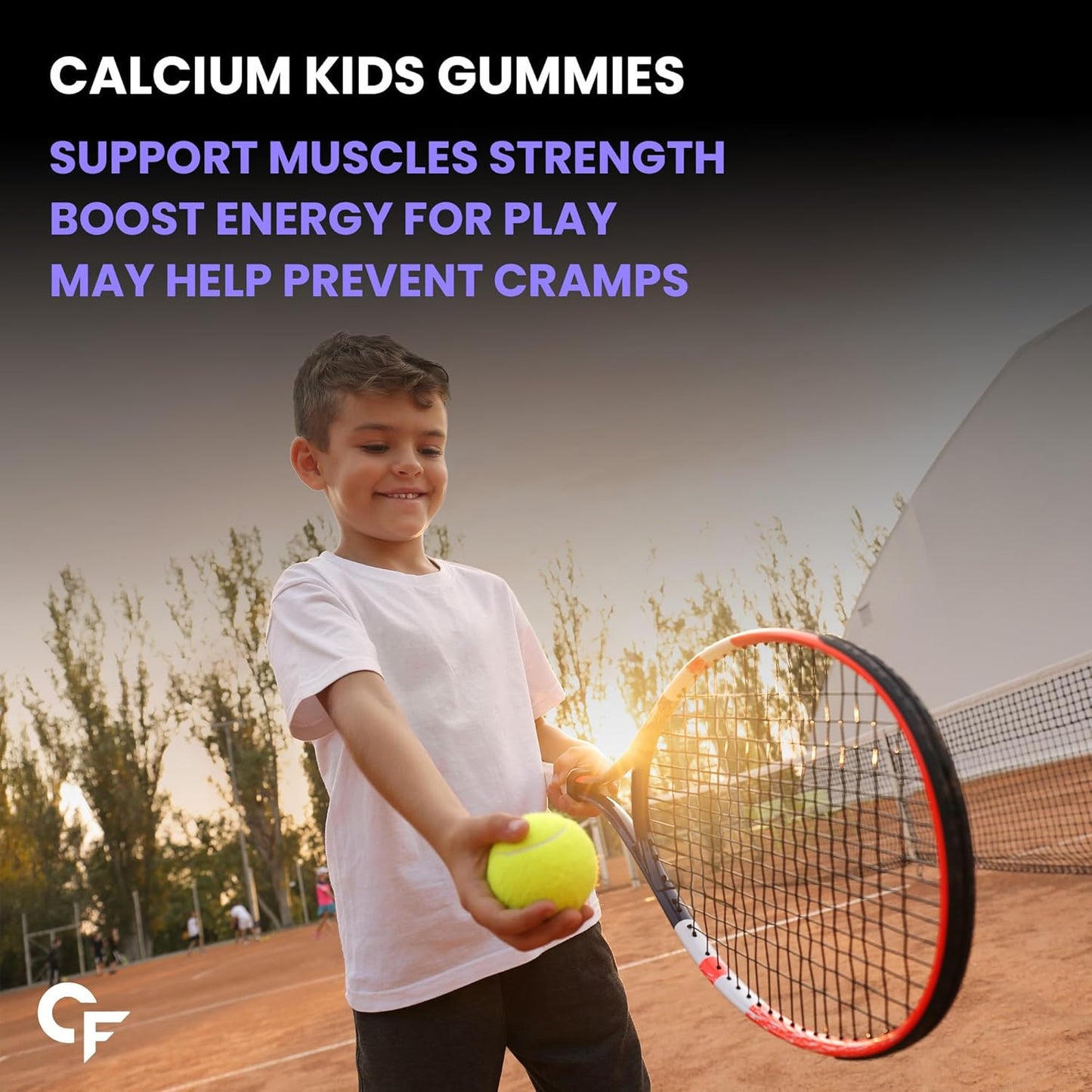 Carbamide Forte Calcium with Vitamin D Gummies for Kids | Calcium Gummies for Kids for Stronger Bones, Joints & Teeth & Immunity - Mango & Strawberry Flavour - 30 Veg Gummies