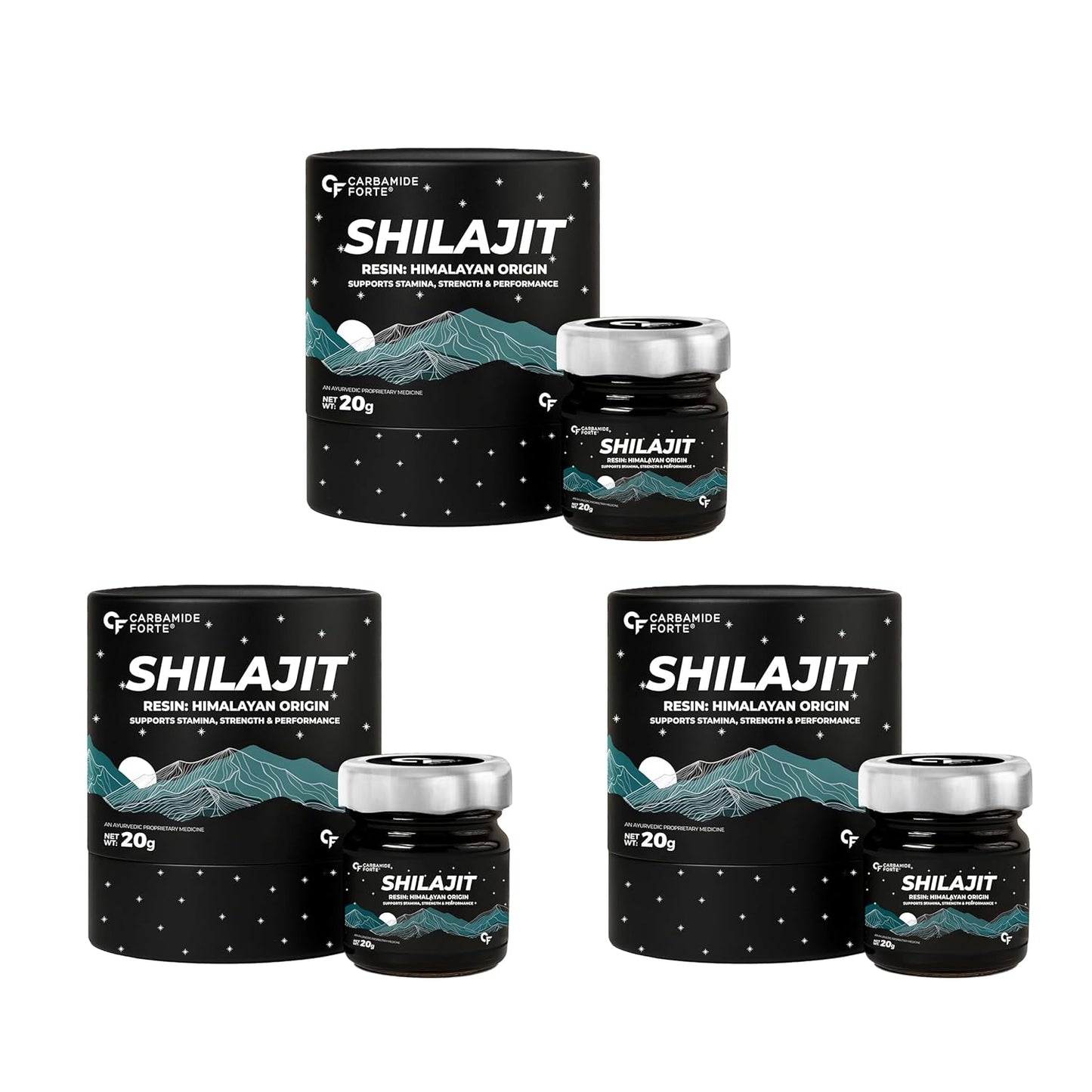Shilajit Plain Resin for Men & Women | Pure Himalayan Shilajit – 20g