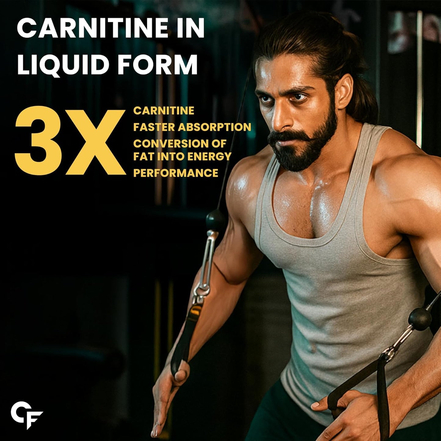 Carbamide Forte L Carnitine Liquid 3300mg | L-Carnitine Supplement For Men & Women | Liquid L Carnitine Pre Workout, Intra Workout & Post Workout Supplement With 3300 mg Per Serving With Added Vitamins | LβCarnitine Mango Flavour With 30 Servings - 450ml