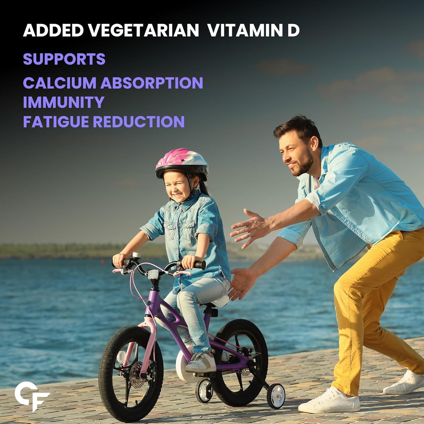 Carbamide Forte Calcium with Vitamin D Gummies for Kids | Calcium Gummies for Kids for Stronger Bones, Joints & Teeth & Immunity - Mango & Strawberry Flavour - 30 Veg Gummies