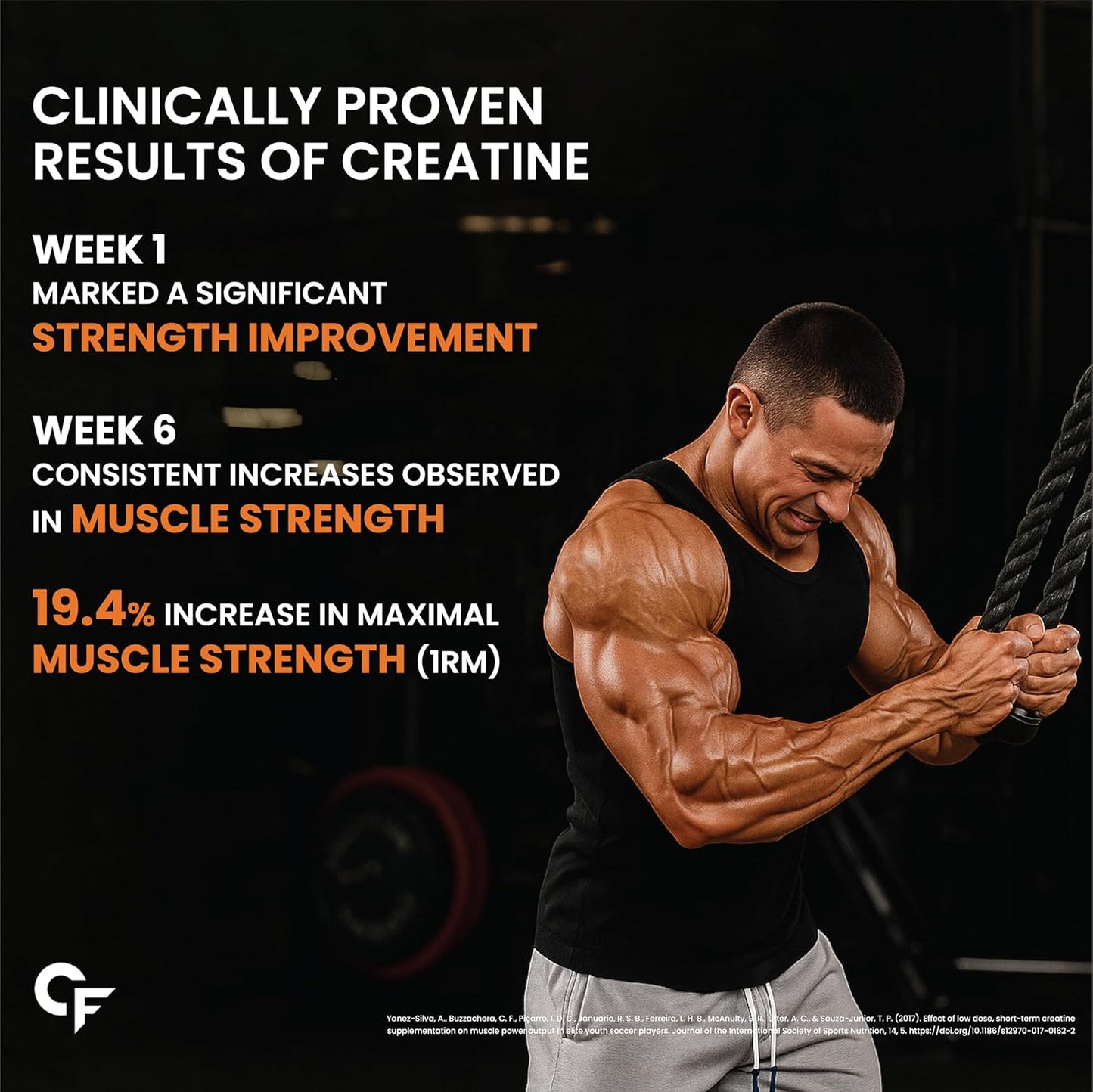 Carbamide Forte Creatine Mono hydrate Powder | Micronized Creatine Monohydrate 308gm | Micronized Monohydrate Creatine Supplement for Lean Muscle, Strength & Energy - Orange - 33 Servings - 308g