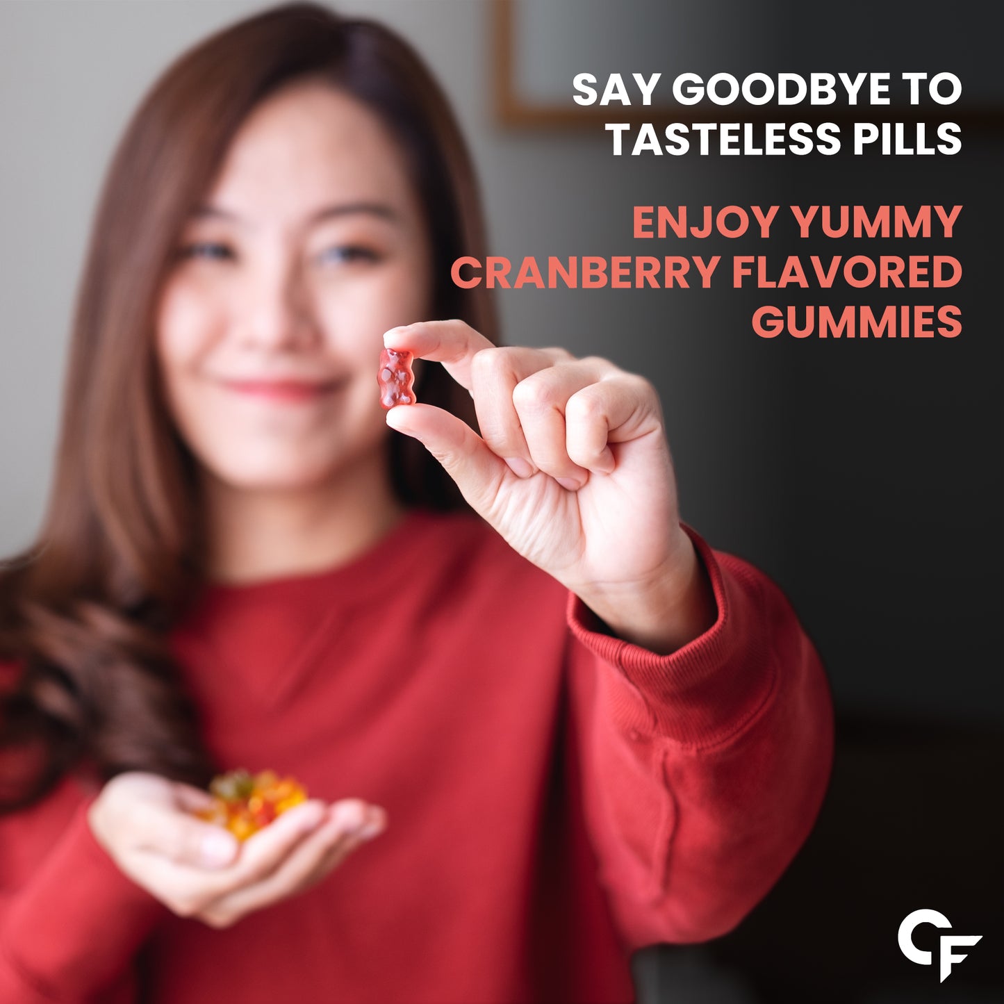 Carbamide Forte Biotin Hair Gummies for Hair Growth | Biotin Gummies for Women & Men | Hair Supplements for Women & Men | Hair Vitamins | Gummies for Hair Growth - 30 Veg Strawberry - Flavored Gummies
