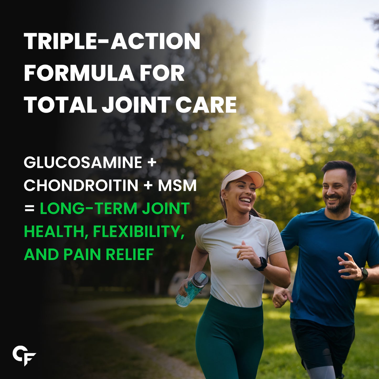 Carbamide Forte Glucosamine Tablets - Joint Support Supplement with Collagen & Glucosamine Chondroitin MSM | Joint Cartilage Support & Muscle Health | Joint Pain Tablets - 90