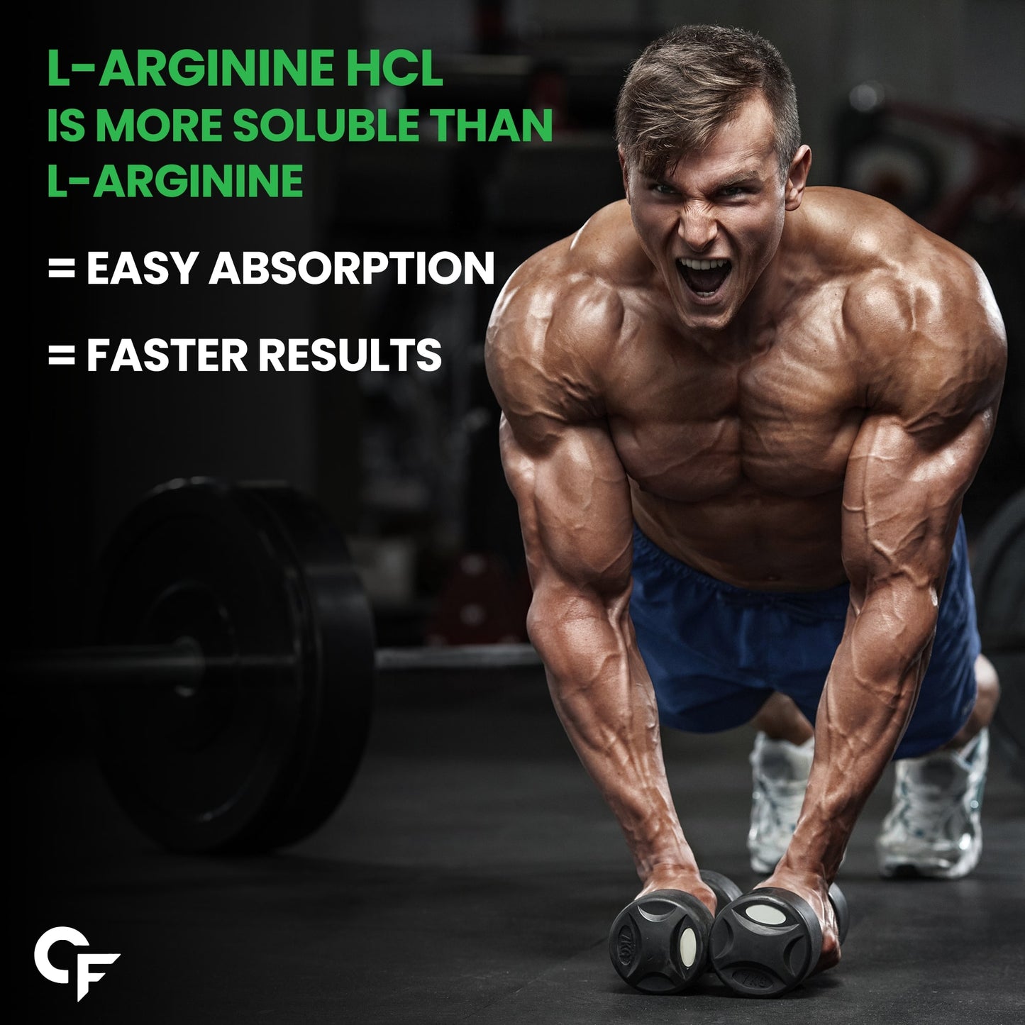Carbamide Forte L-Arginine, Creatine 1000mg Supplement for Adults Per Serving -Veg Capsules 120 Count