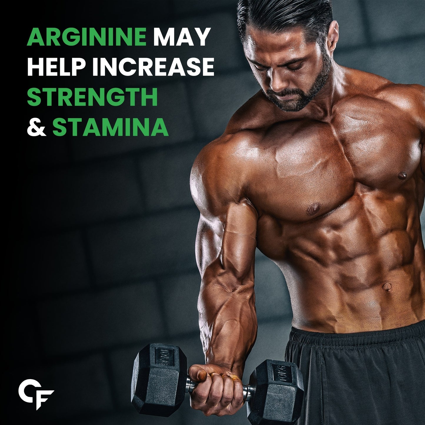 Carbamide Forte L-Arginine, Creatine 1000mg Supplement for Adults Per Serving -Veg Capsules 120 Count