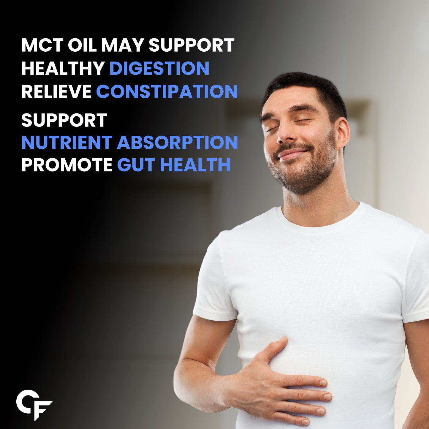 Carbamide Forte Pure MCT Oil C8 From USA | 100% Coconut Source | MCT Oil Keto & Paleo Friendly | Vegetarian – 500ml