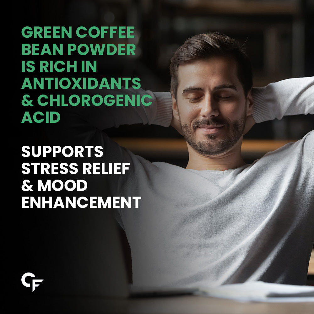 Carbamide Forte Green Coffee Beans Powder for Weight Loss with High CGA & Low Caffeine - 200g Veg Powder