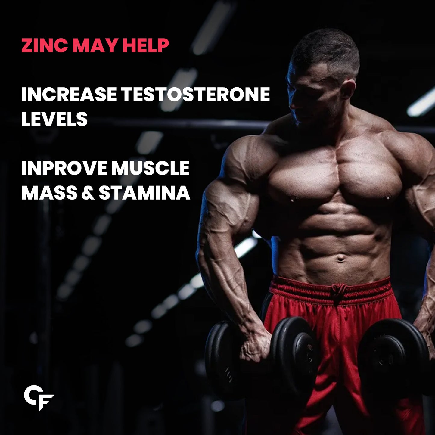Carbamide Forte ZMA and Zinc Supplement for Men | Zinc and Magnesium Supplements with Vitamin B6 | Zinc tablets May Support Muscle Recovery and Sleep Quality | 60 Tablets
