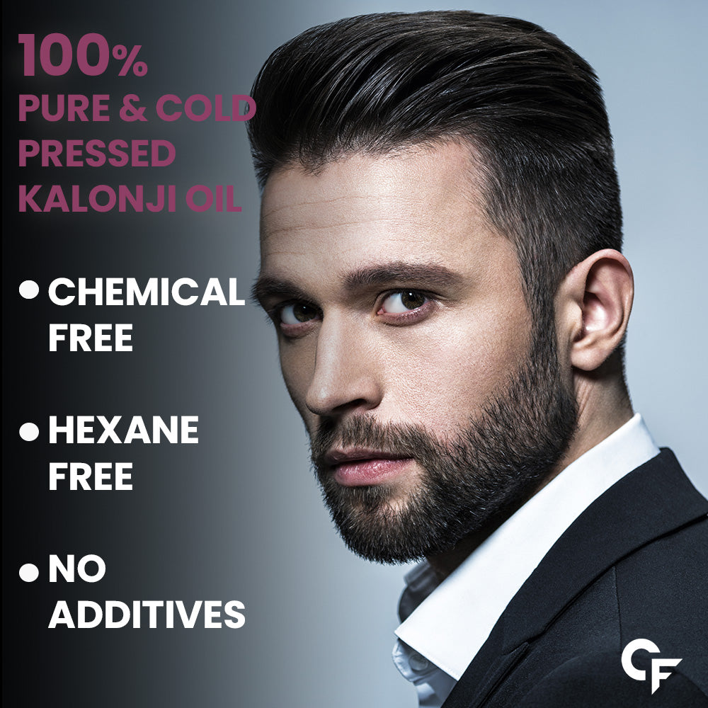 Carbamide Forte Kalonji Oil Cold Pressed | Black Seed Oil for Hair Growth - Edible | 100 ml