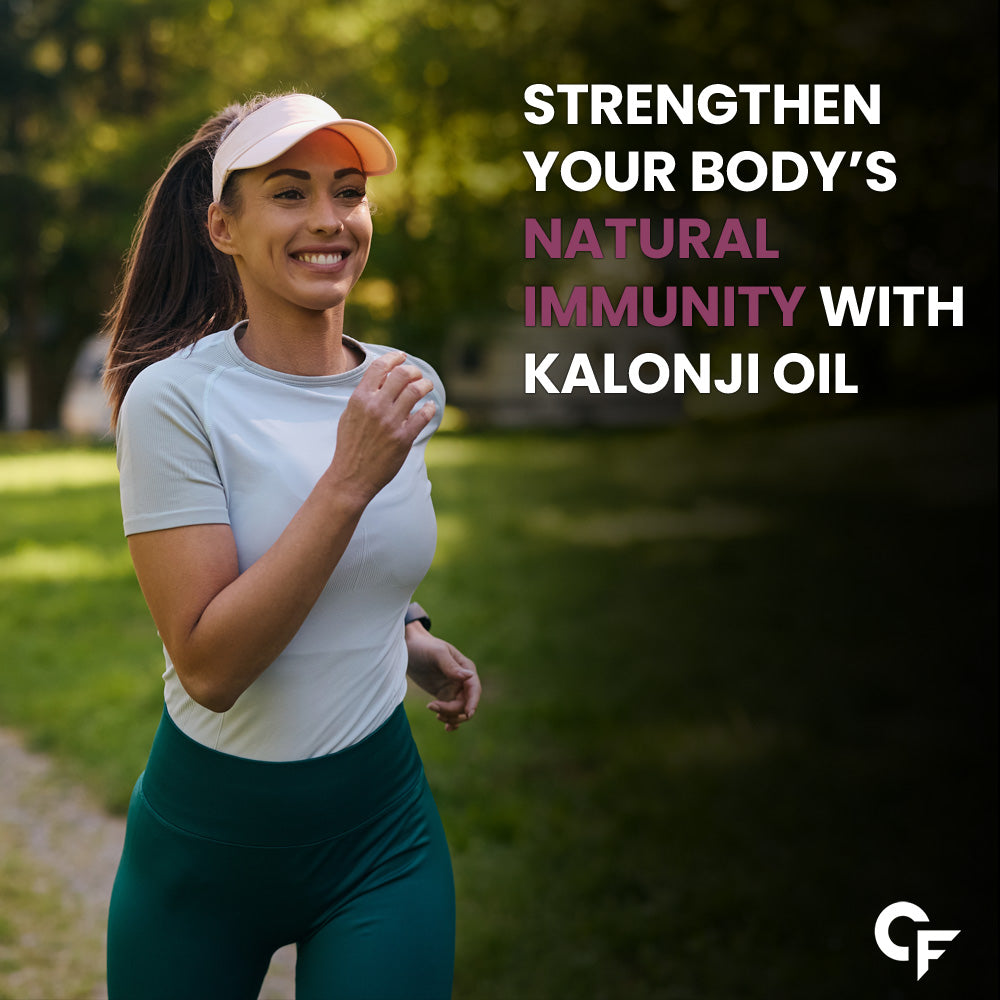 Carbamide Forte Kalonji Oil Cold Pressed | Black Seed Oil for Hair Growth - Edible | 100 ml