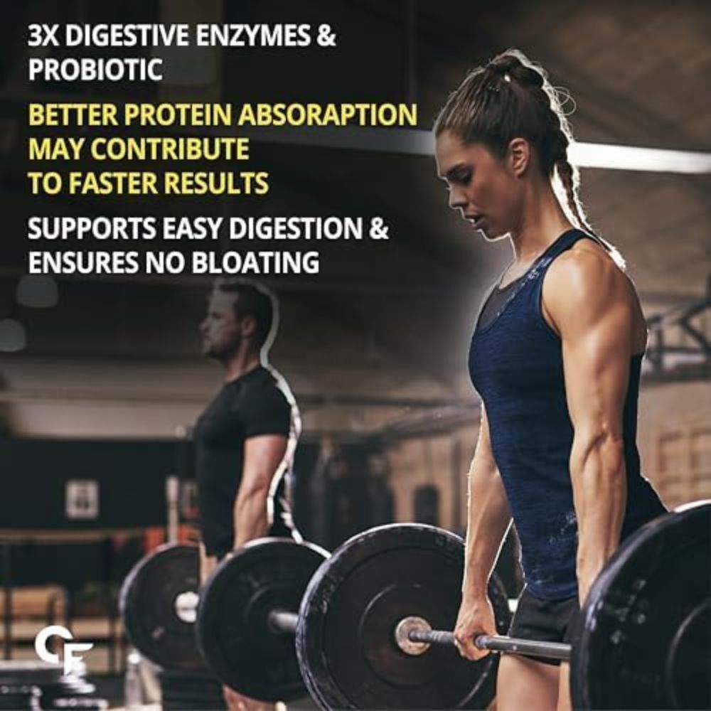 Carbamide Forte Vegan Protein Powder - Plant Based Protein Powder with Multivitamin, Minerals, Superfoods, Pea Protein, Digestive Enzymes | Plant Protein Powder - Alphonso Mango Flavour - 500g