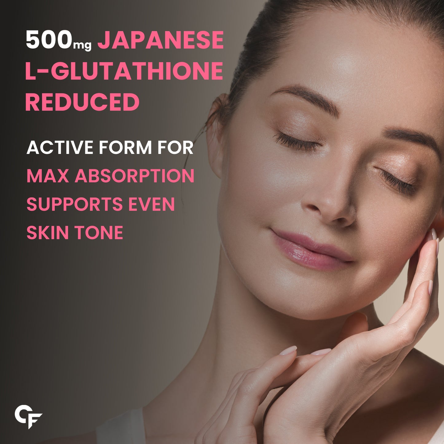 Carbamide Forte Japanese Reduced L Glutathione Tablets 500mg with Vitamin E | Glutathione with Hyaluronic Acid, Vitamin E, Lycopene & Biotin – 30 Veg Tablets Each