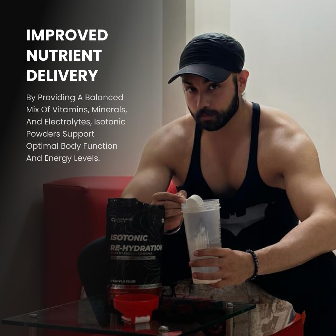 Isotonic Electrolyte Powder | BCAA | Glutamine Powder | Orange| 500g