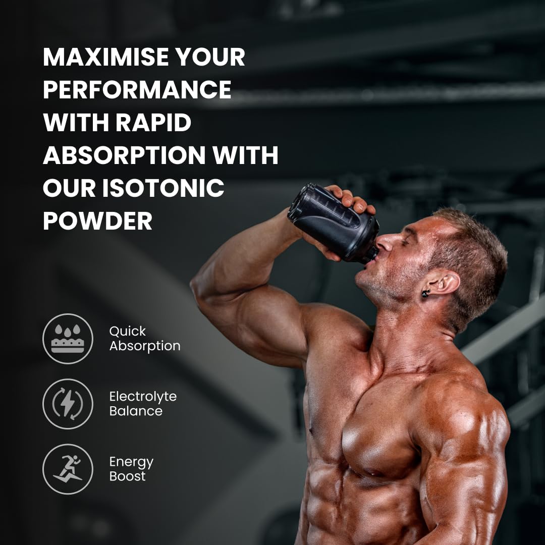 Isotonic Electrolyte Powder | BCAA | Glutamine Powder | Orange| 500g