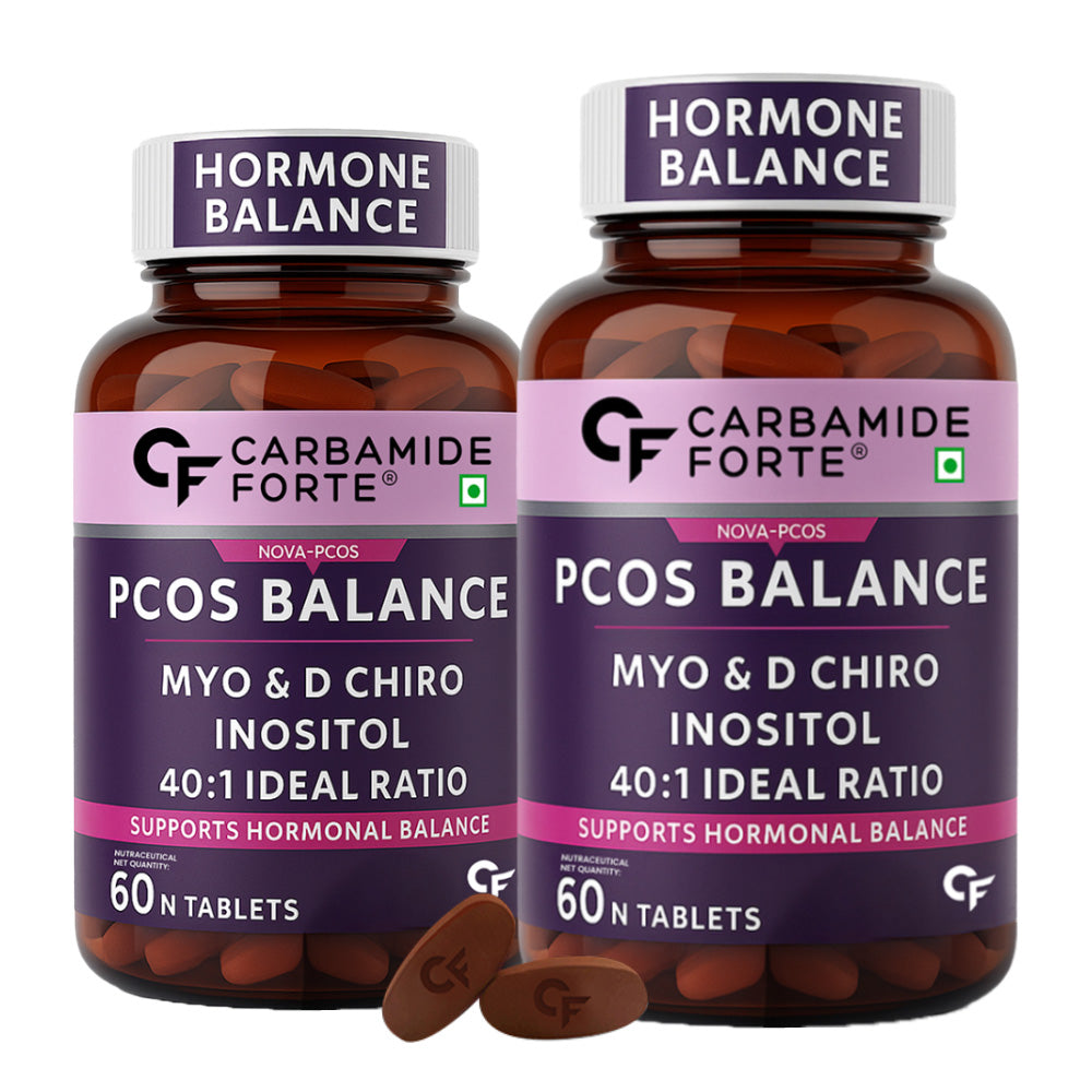 PCOS Supplement With Myo-Inositol & D-Chiro Inositol 2000 mg | 40:1 Potency