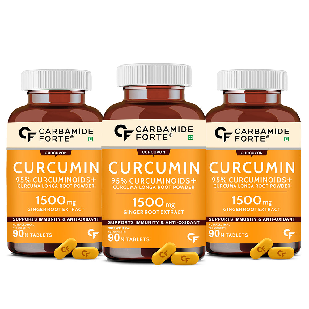 Curcumin 95% + Piperine 10 mg | 90 Veg Tablets