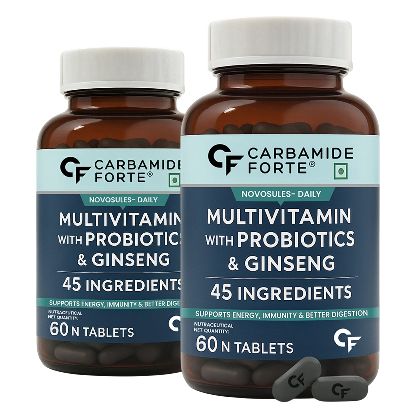 Multivitamin for Men & Women – 34 Nutrients for Daily Energy & Immunity (60 Tablets)