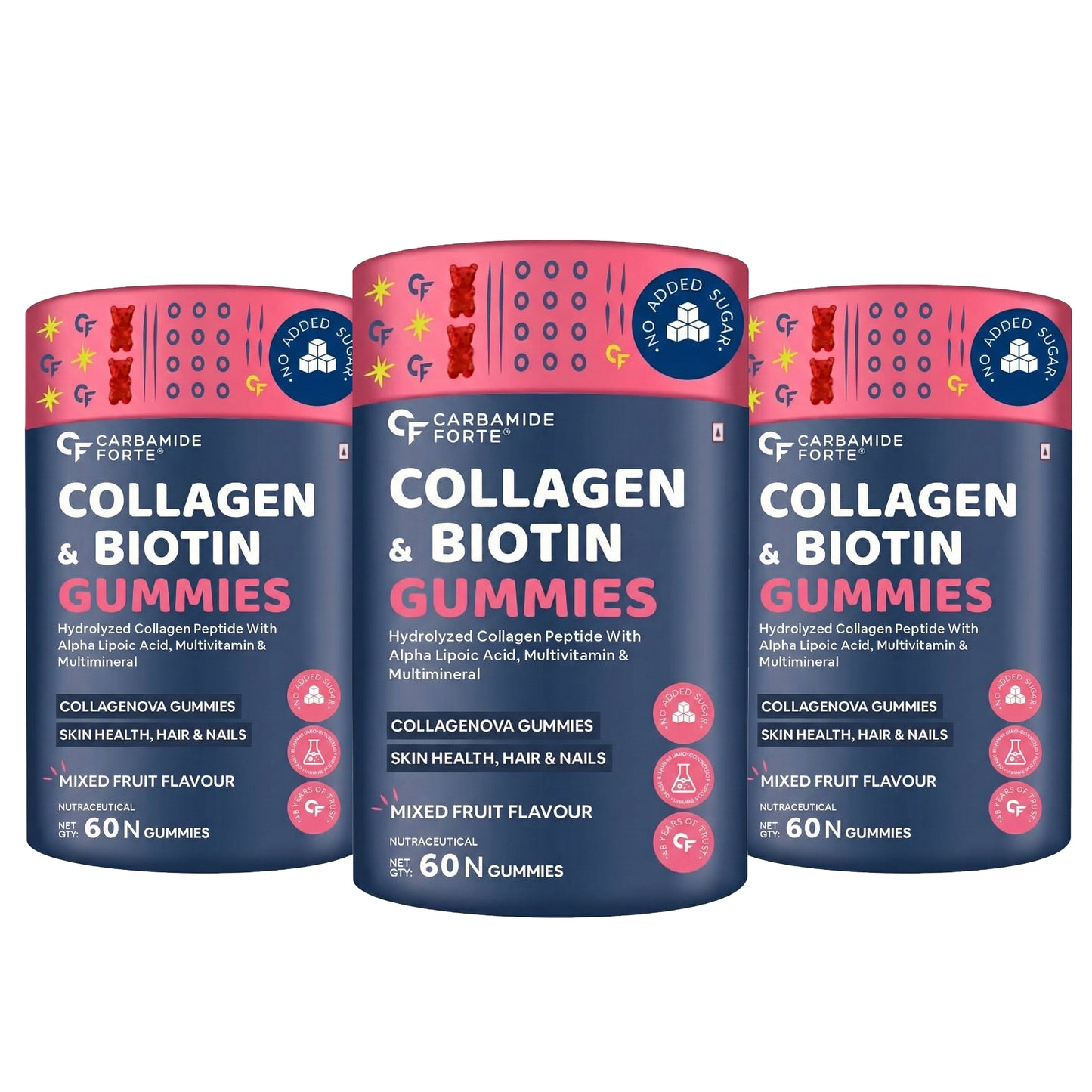 Collagen Gummies for Women & Men – Glowing Skin & Hair Growth Support