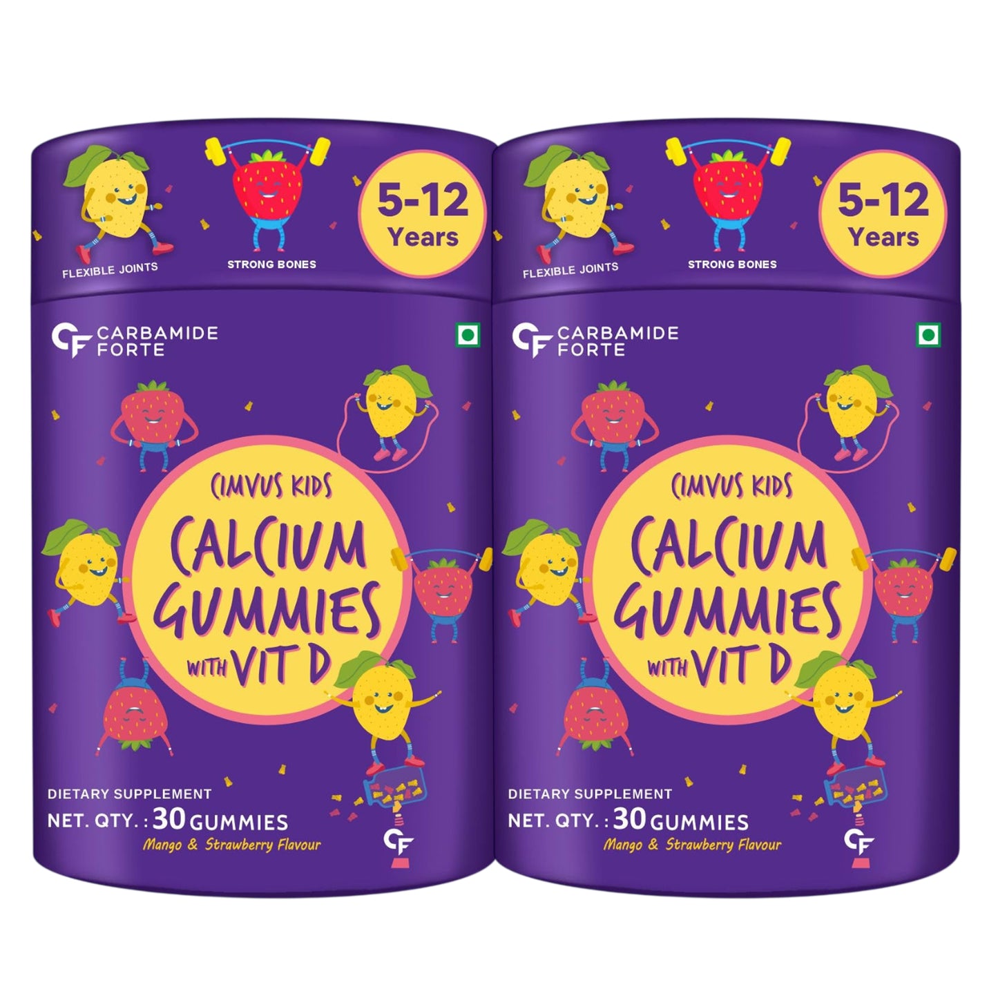 Calcium + Vitamin D Gummies for Kids – Strong Bones & Teeth Support