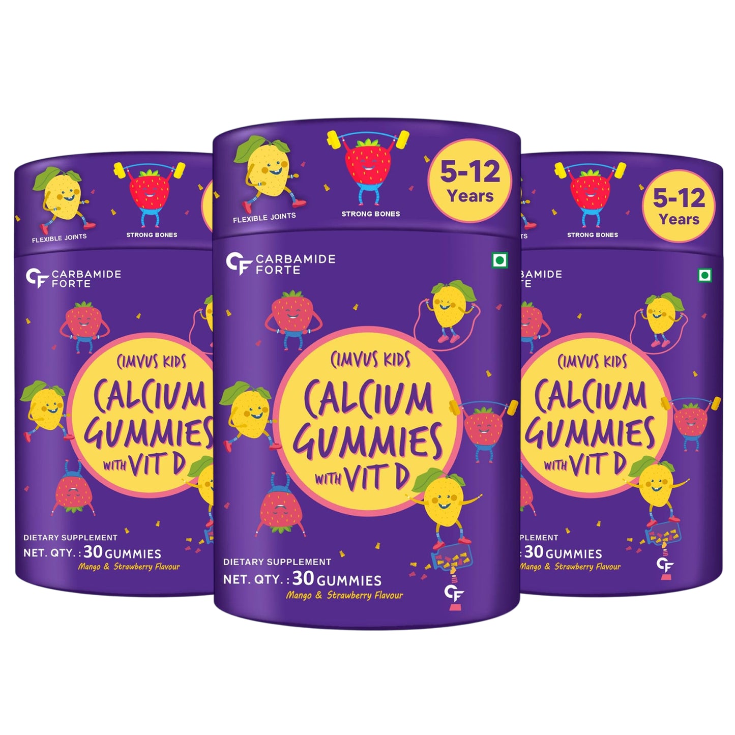 Calcium + Vitamin D Gummies for Kids – Strong Bones & Teeth Support