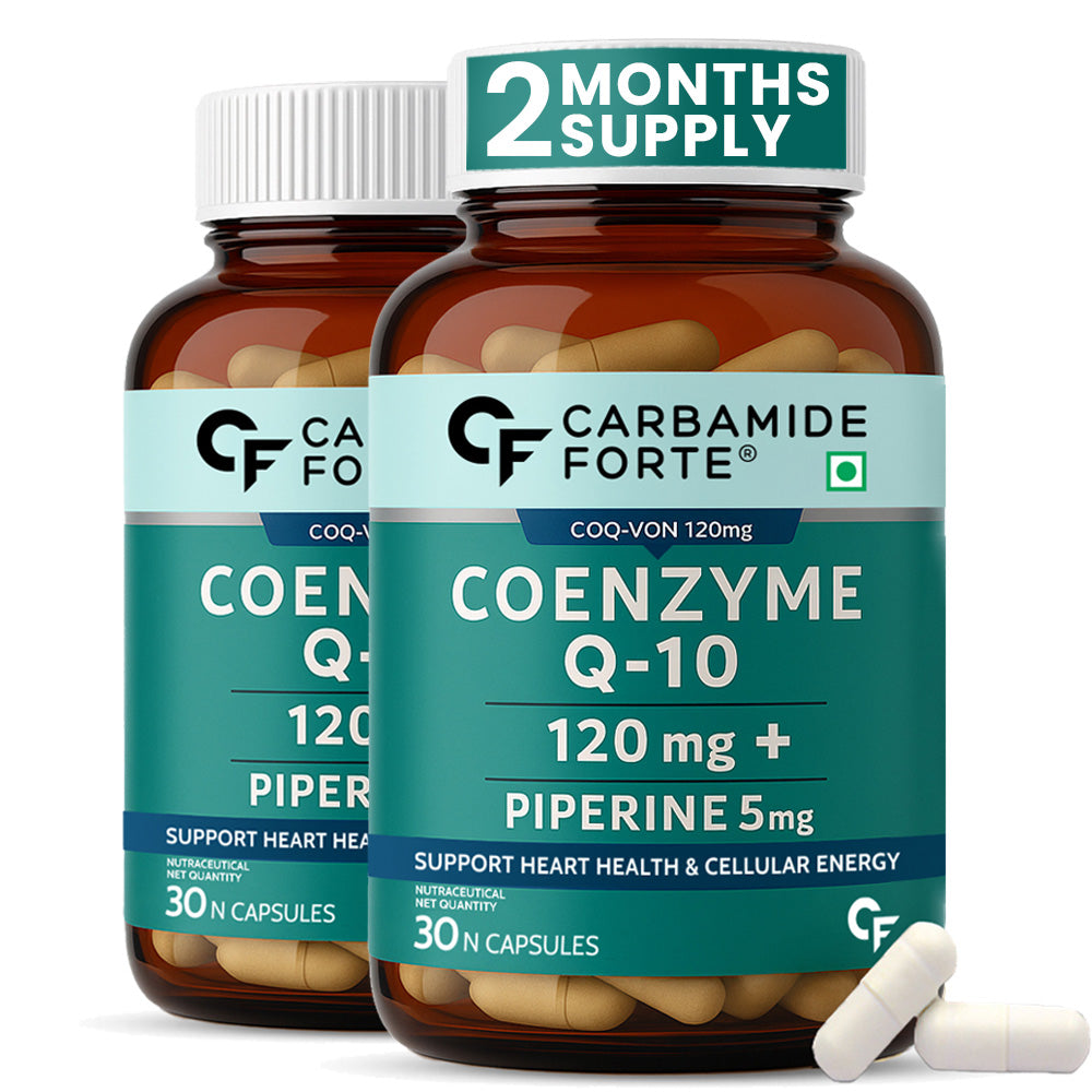 Coenzyme Q10 (CoQ10) 120 mg with Piperine 5 mg | 30 Capsules