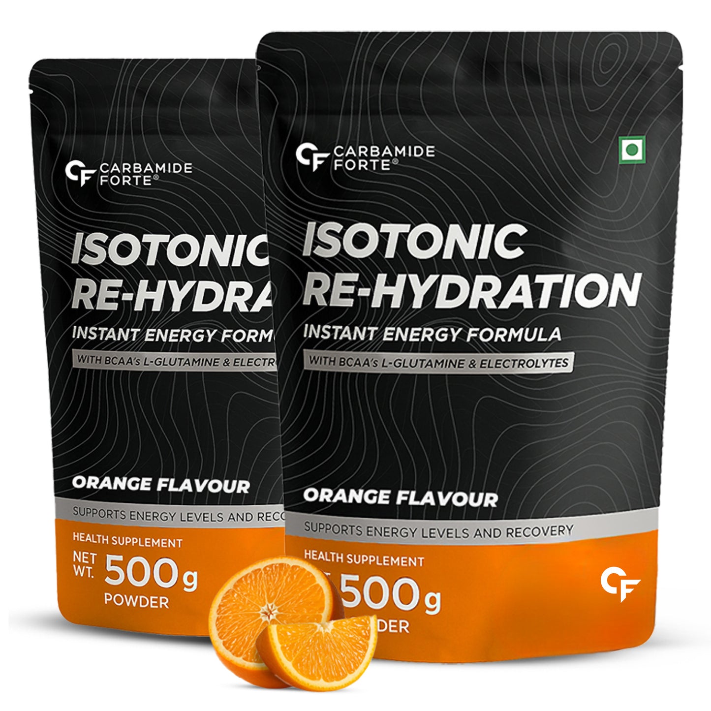 Isotonic Electrolyte Powder | BCAA | Glutamine Powder | Orange| 500g