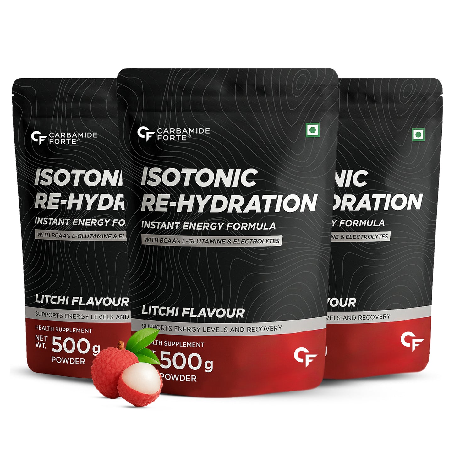 Isotonic Electrolyte Powder | BCAA | Glutamine Powder | Litchi | 500g