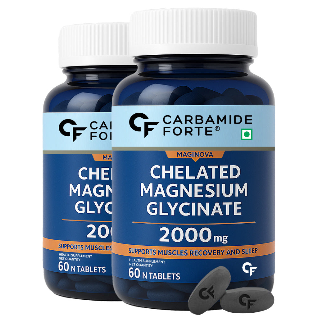 Chelated Magnesium Glycinate 2000 mg | Muscle Recovery & Sleep Support