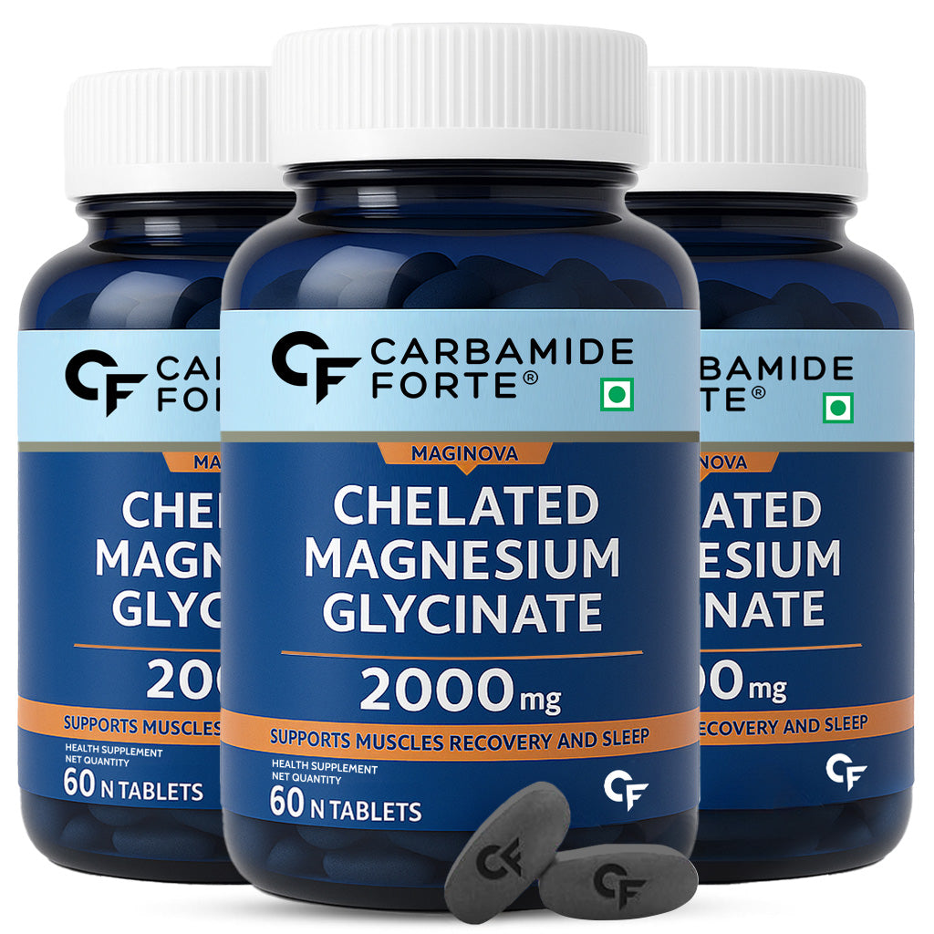 Chelated Magnesium Glycinate 2000 mg | Muscle Recovery & Sleep Support