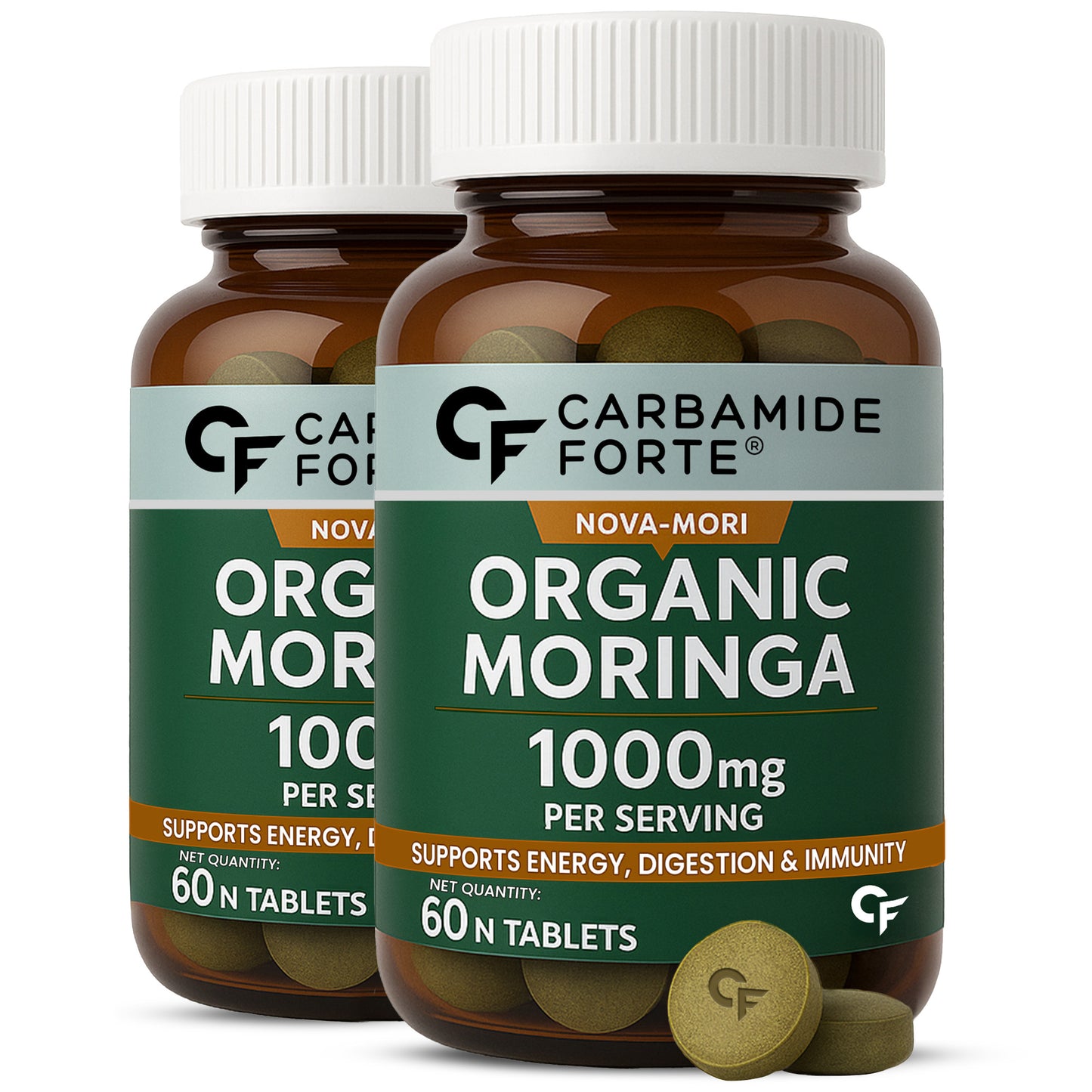 100% Organic Moringa 1000 mg | 60 Tablets
