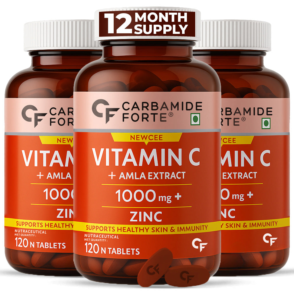Natural Vitamin C from Amla with Zinc 1000 mg | 120 Tablets