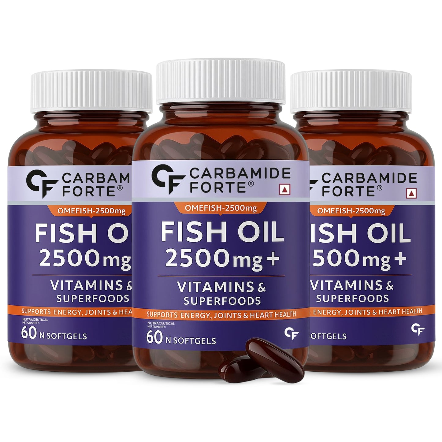 Fish Oil 2500 mg – 60 Capsules (Omega-3 1500 mg)